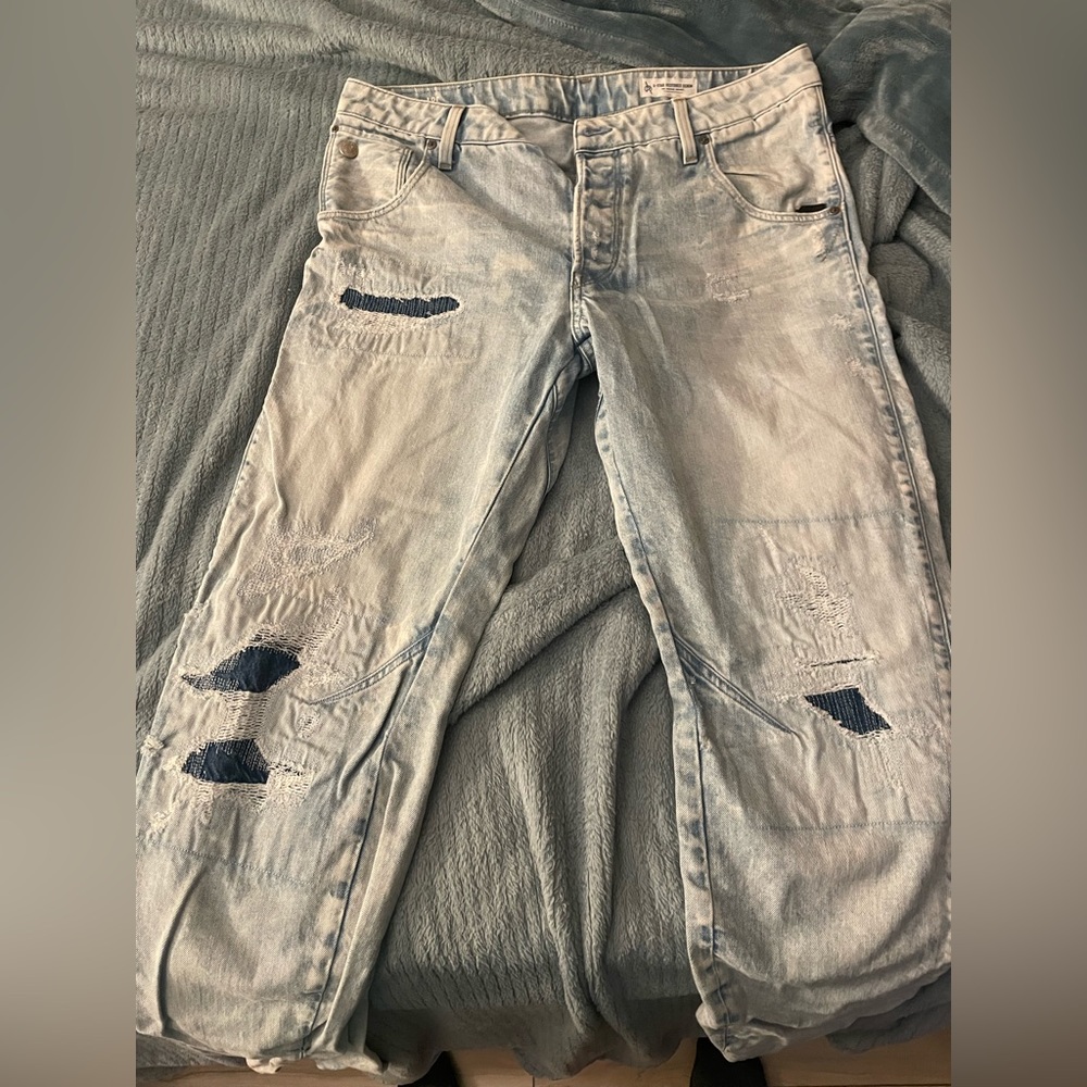 G-Star Raw Arc 3D tapered jeans acid wash 34x34 (worn 1x)